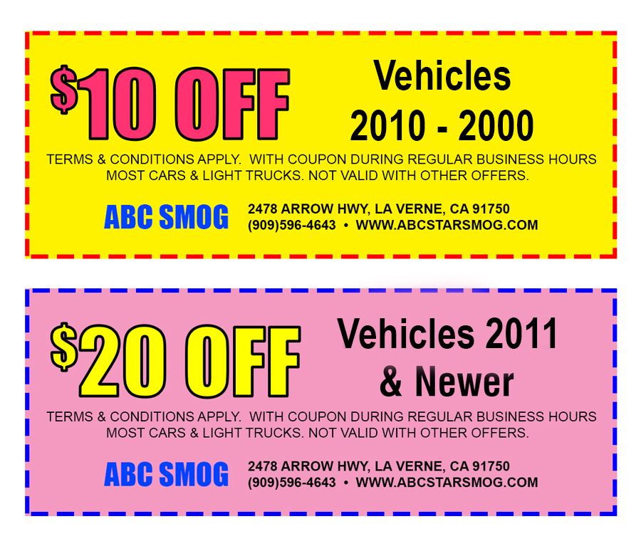 smog test coupon la verne